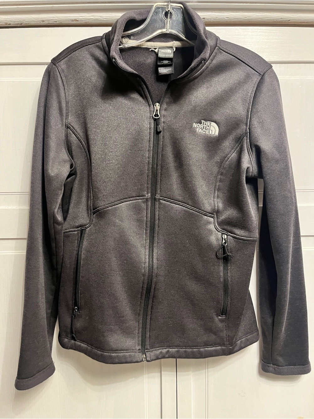 The North Face Women's Charcoal Black Softshell Zip Jacket